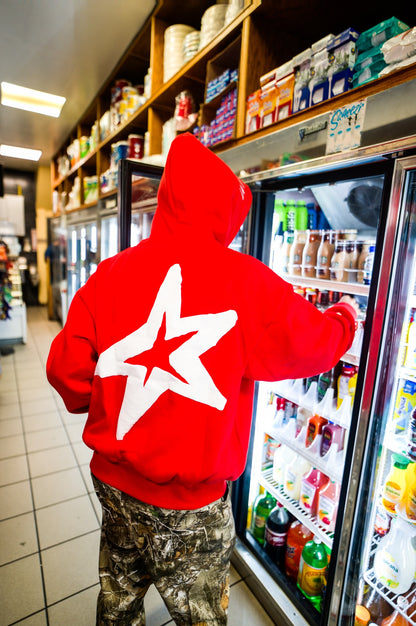 ALLSTAR HOODIE Red/White