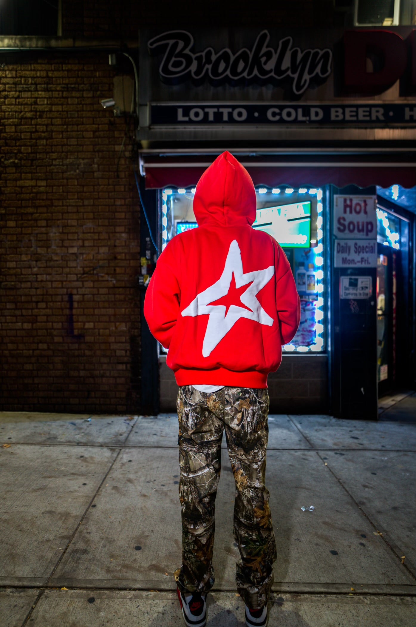 ALLSTAR HOODIE Red/White