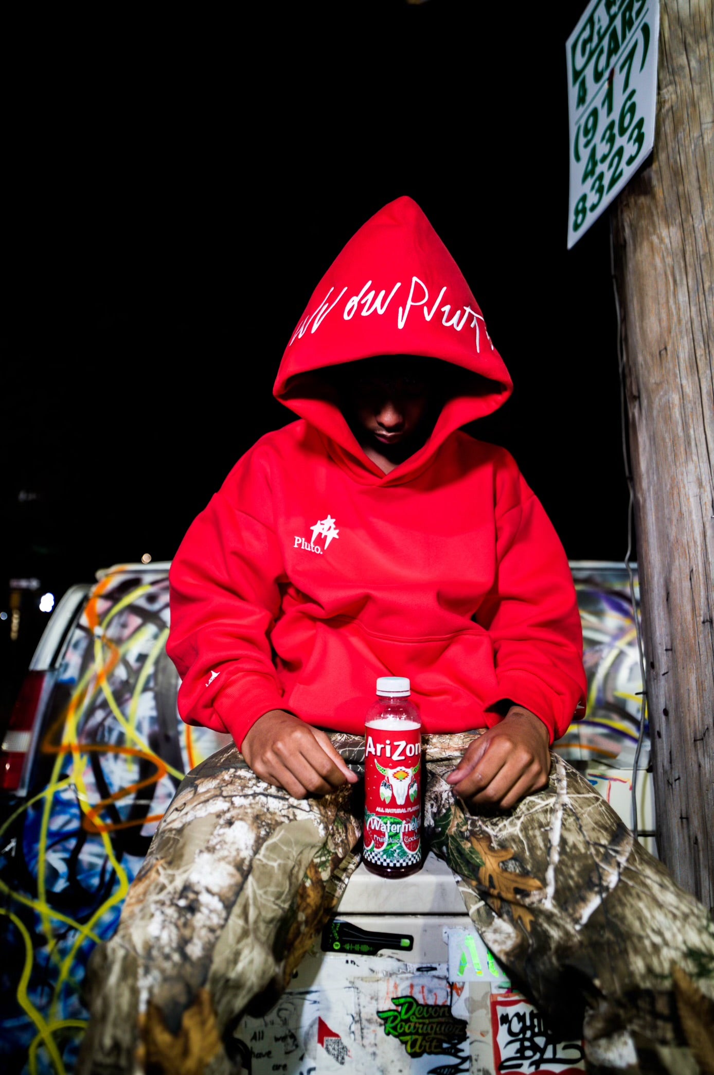 ALLSTAR HOODIE Red/White