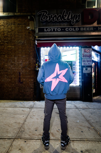 ALLSTAR HOODIE Pink/Blue